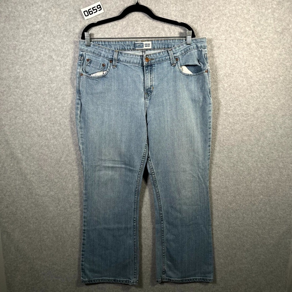 Signature By Levi Strauss & Co. Jeans Womens 16 Blue‎ Denim Medium Wash Straight